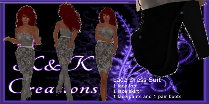 Lace Dress Suit