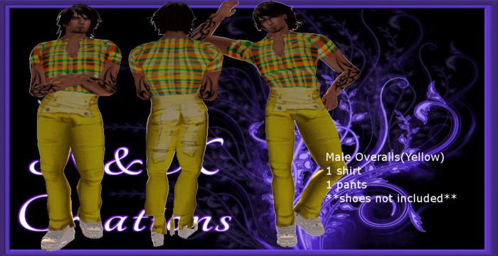 Men's Overalls(yellow)