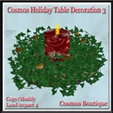 Cosmos Holiday Table Decoration 3 BOX