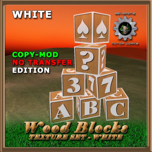 SMW Wood Blocks Textures WHITE COPY-MOD Box