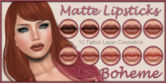 [La Boheme Lips] Matte Chestnut