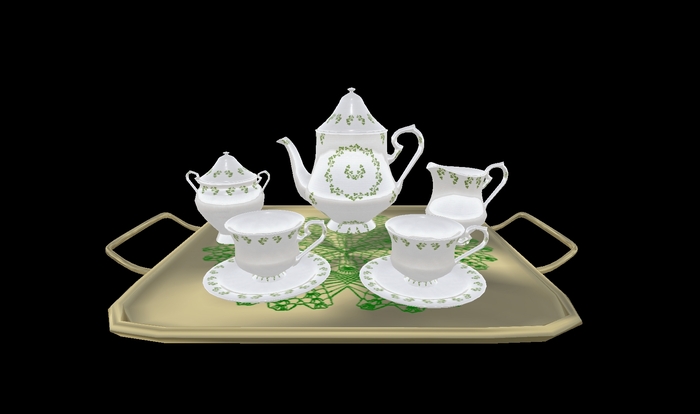 Divivity Wild Shamrocks Tea Set