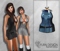 [FLRN] Rachel Dress Black&Blue