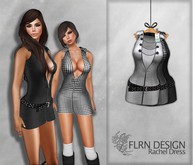 [FLRN] Rachel Dress Black&White