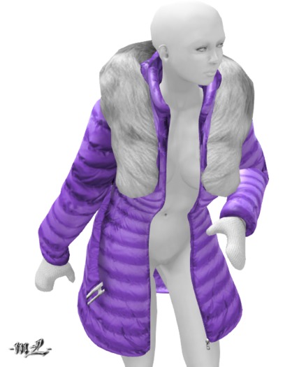 -mL- Celia Coat - Purple
