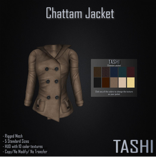 Tashi Chattam Jacket MESH DEMO