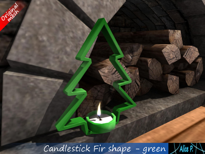 Alice P. - Candlestick Fir shape green