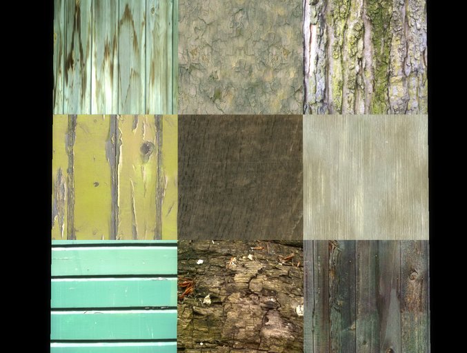 green wood textures