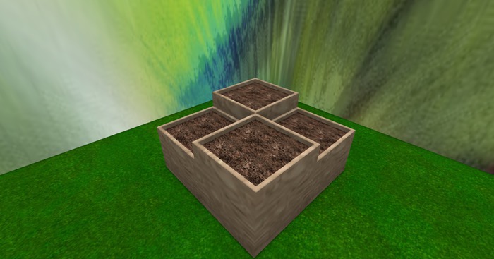 High Two Level Planter Mesh -- Mojave Stone