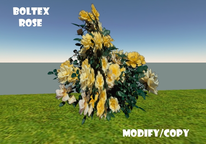 1 Prim Boltex Rose Bush