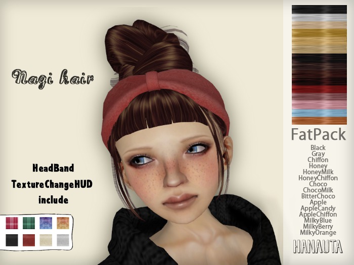 *HANAUTA* - Nagi*Hair =FatPack=