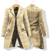 Alex Open Chester Coat Check Gingko