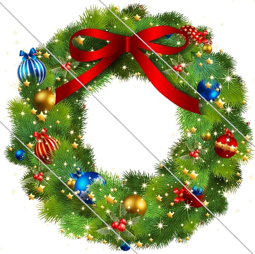 Christmas wreaths Alpha Textures x3