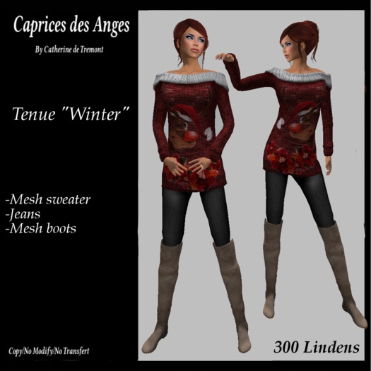 *CdT*  Tenue "Winter" rouge