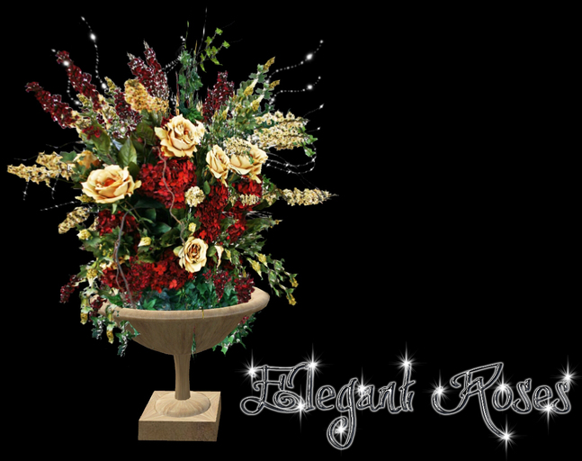 Second Life Marketplace Elegant Roses Rose Pedestal Lighted Flower