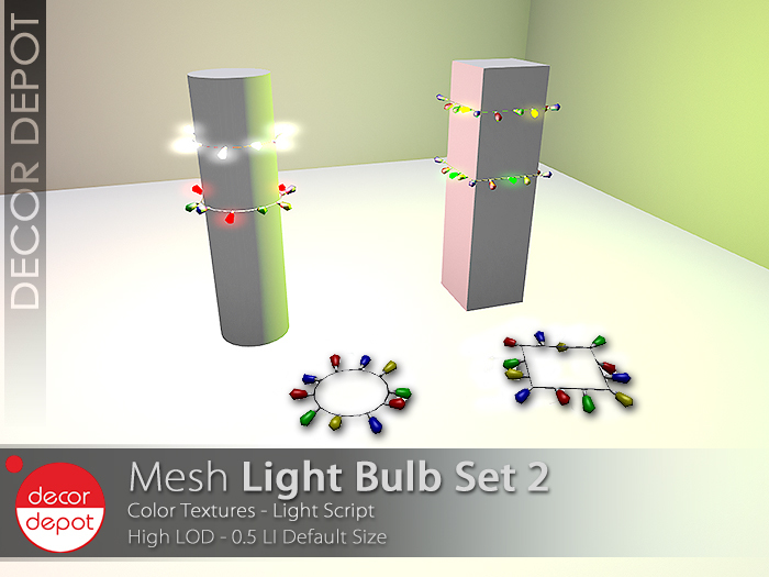 [DD] - FULL PERM Light Bulb Set 2