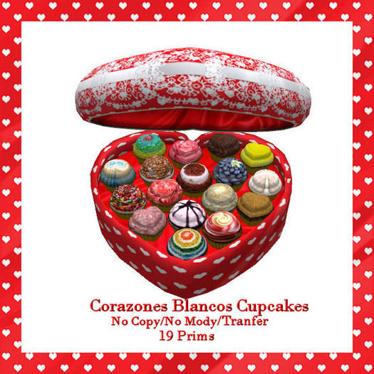 Little Hearts Cupcakes - Box