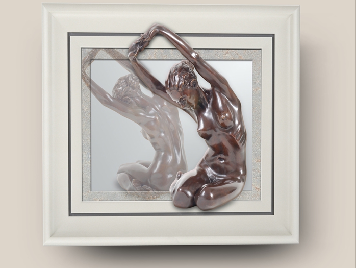 Dancer Stretching in Mirror BB
