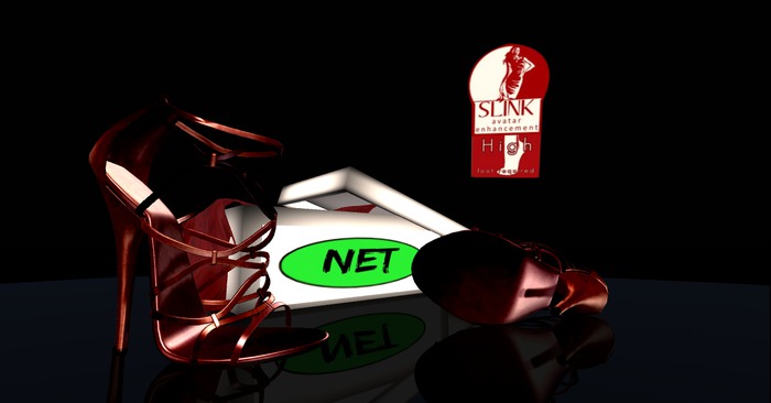 ::NET::ELEGANT SHOES SLINK HIGH  RED