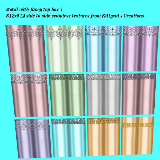 Metal with fancy top 1 box
