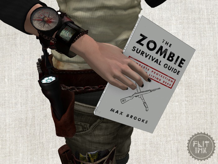 [flit ink] Zombie Survival Guide Accessory