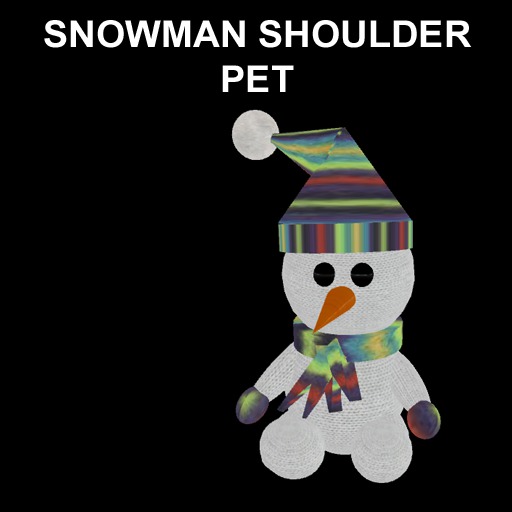 Snowman Shoulder Pet