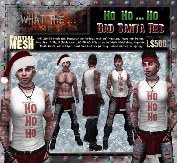 ~wth~ Bad Santa Red (BOXED)