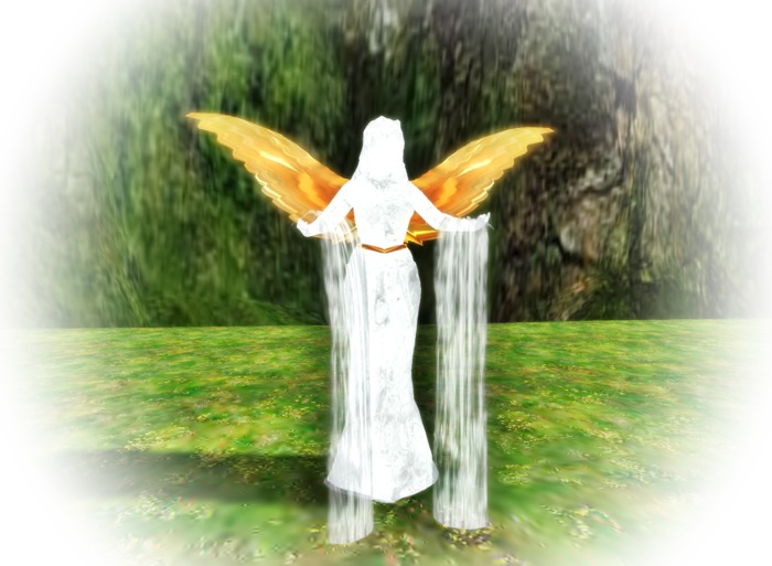 bright angels with water coming out of your hands- 20 PRIMS