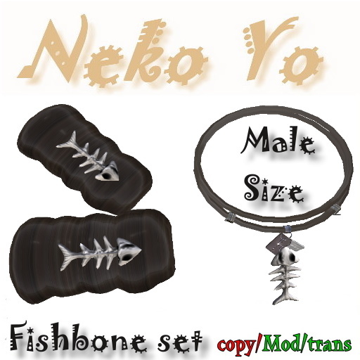 Fishbone set Male size Neko Yo  