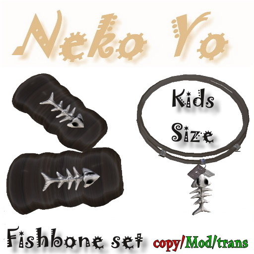 Fishbone set Kids size Neko Yo  