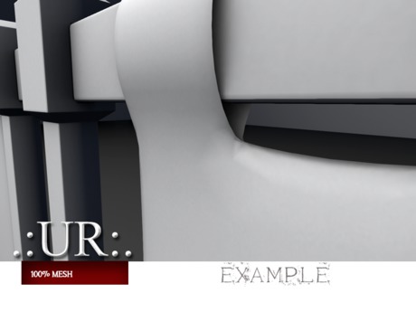 Second Life Marketplace - .:UR:. Medieval Joust - Tall Banner Fence ...