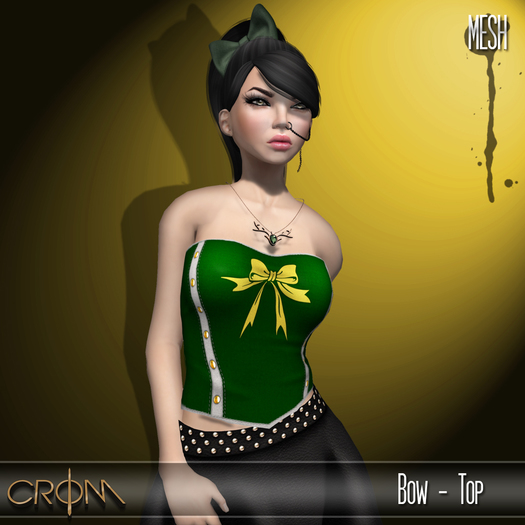 -CroM- Christmas Bow Top