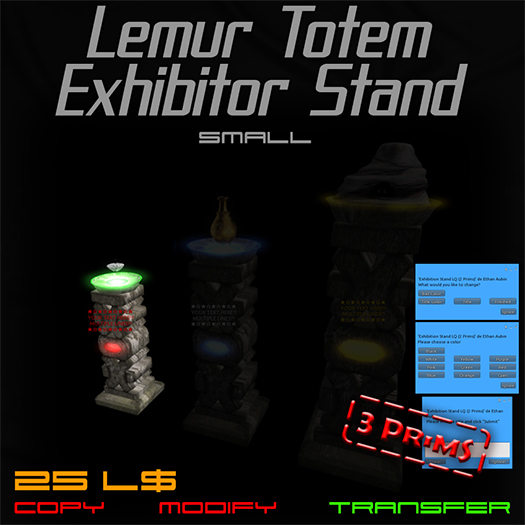 Nod Lemurs Exhibitor Stand S (Boxed)