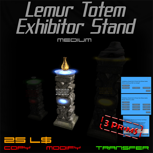 Nod Lemurs Exhibitor Stand M (Boxed)