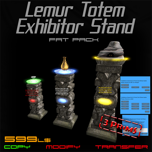 Nod Lemurs Exhibitor Stand Fat Pack (Boxed)