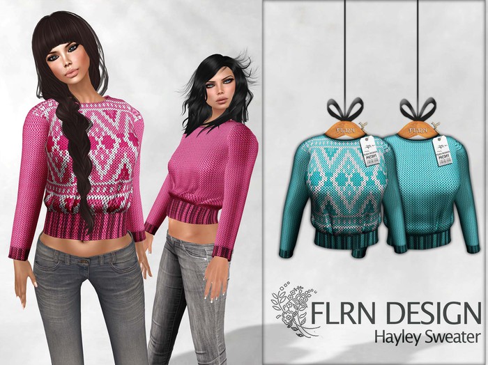 [FLRN] Hayley Sweater Turquoise