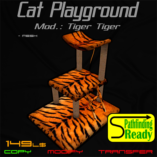 Cat Playground. Mod.: Tiger - Tiger Fur [Boxed]