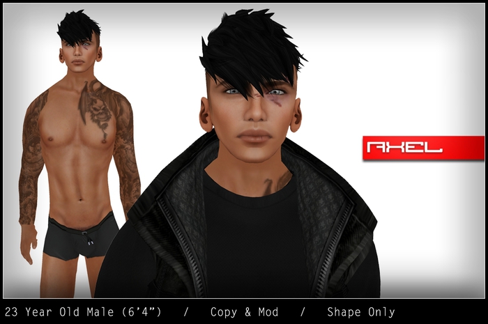 *Zanzo* Aidan shape (18yo male)