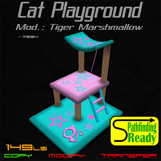 Cat Playground. Mod.: Tiger - Marshmallow [Boxed]