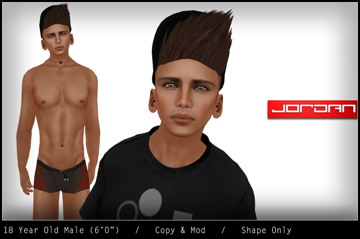 *Zanzo* Aidan shape (18yo male)