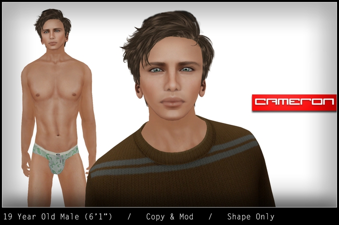 *Zanzo* Aidan shape (18yo male)