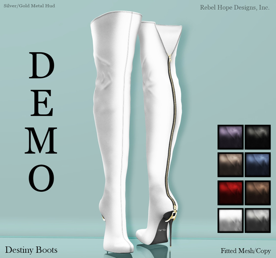 !Rebel Hope - Destiny Mesh Thigh High Boots  DEMO