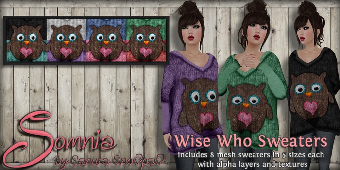 .: Somnia :. Wise Who Sweater {Crated}