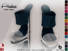 %50 PROMO Bens Boutique - Aisha High Heels (FATPACK) - (Slink High)