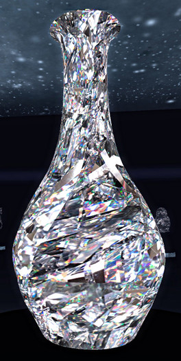 3D CRYSTAL FLOWER VASE