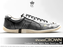 " Shoes CROWN " : Silver