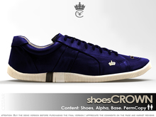 " Shoes CROWN " : Dark Violet