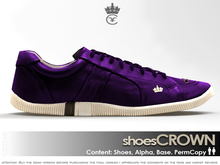 " Shoes CROWN " : Violet
