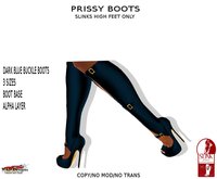 PRISSY BOOTS SLINKS HIGH FEET ONLY 