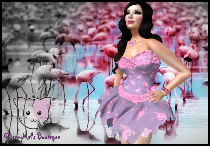 ~QB~ Pink Flamengos